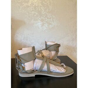 Free People Womens Vacation Day Wrap Sandals Gladiator Beige Size 38 EU